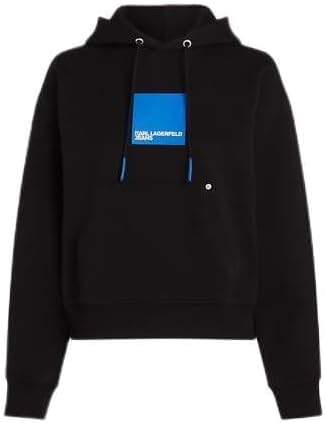 Bebotd | Karl Lagerfeld Jeans Women's/Men  Hoodie – Framed Logo Hoodie, Classic Fit