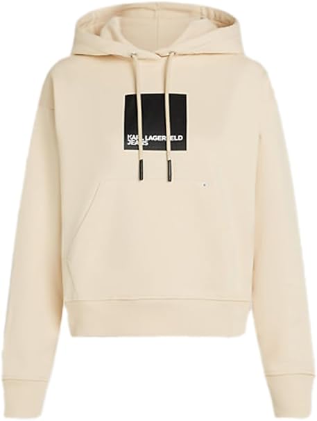 Bebotd | Karl Lagerfeld Jeans Women's/Men  Hoodie – Framed Logo Hoodie, Classic Fit