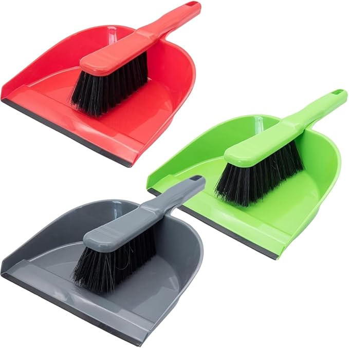 bebotd – PARENCE Dustpan & Brush Set | Compact Cleaning Tool for Home & Office – Random Color