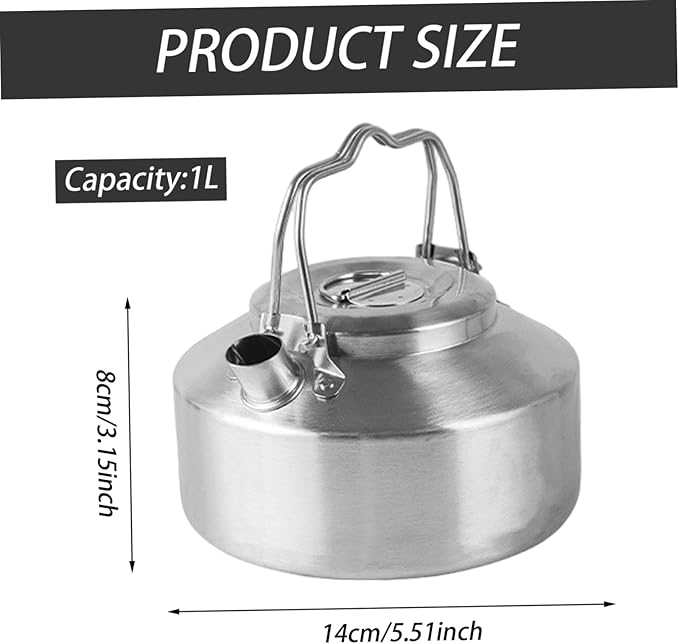 Love the Wild? Trust BeBotd. Your 1L Camp Kettle for Fire, Freedom & Perfect Brews!