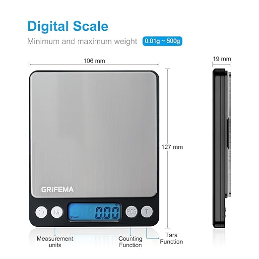Bebotd Pocket-Size Precision Scale – Cook, Measure, Perfect 🧑‍🍳