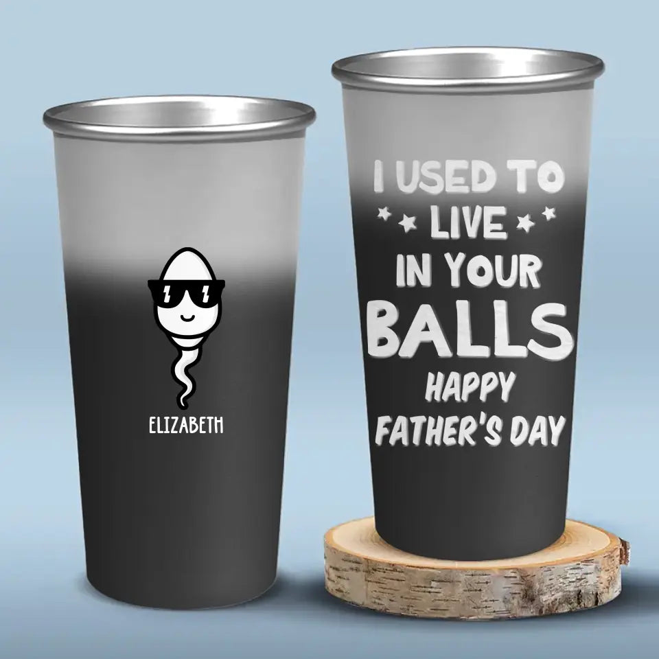 Bebotd Children See Magic Because They Look For It - Family Personalized Custom Aluminum Changing Color Cup - Father's Day, Gift For Dad