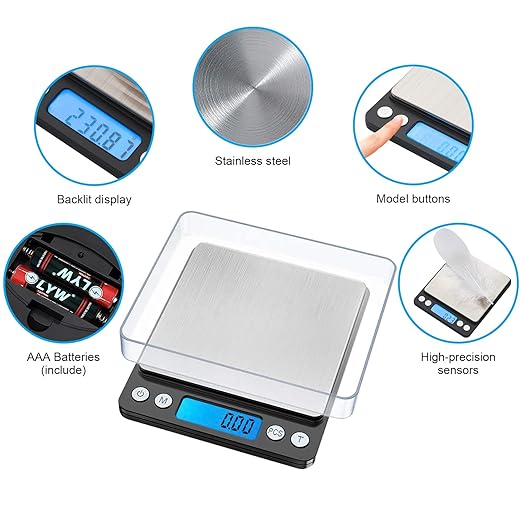 Bebotd Pocket-Size Precision Scale – Cook, Measure, Perfect 🧑‍🍳