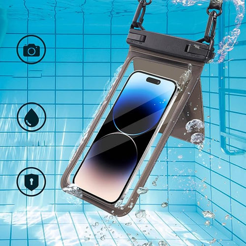 Bebotd Aquatic Armor: Touch, Swim, & Record! Waterproof Phone Case with Secure Lanyard