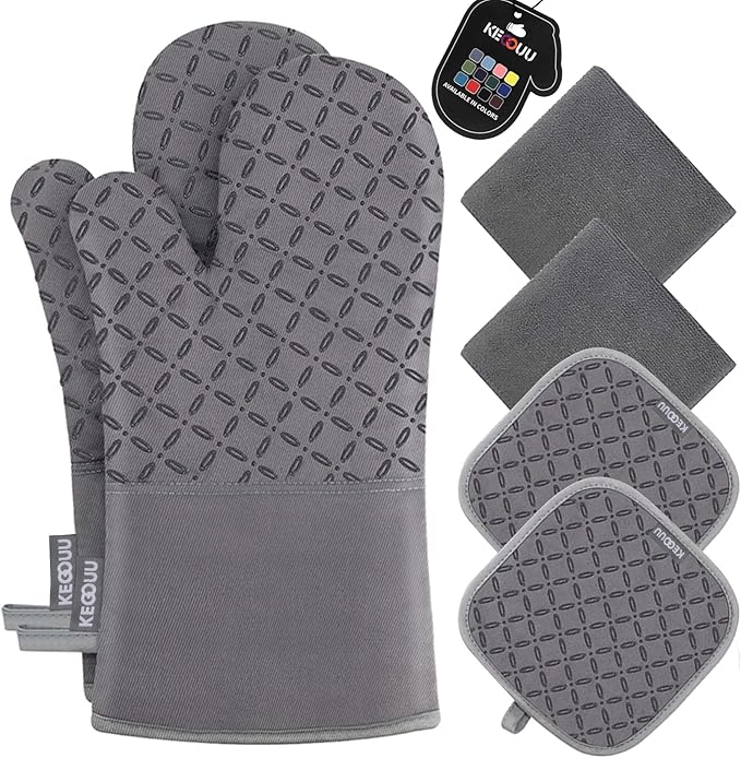 🔥 Bebotd ArmorGrip: Ultimate 6-Piece Oven Safety Set 🛡️🧤 Because hot dishes shouldn’t burn hands – they should inspire masterpieces!