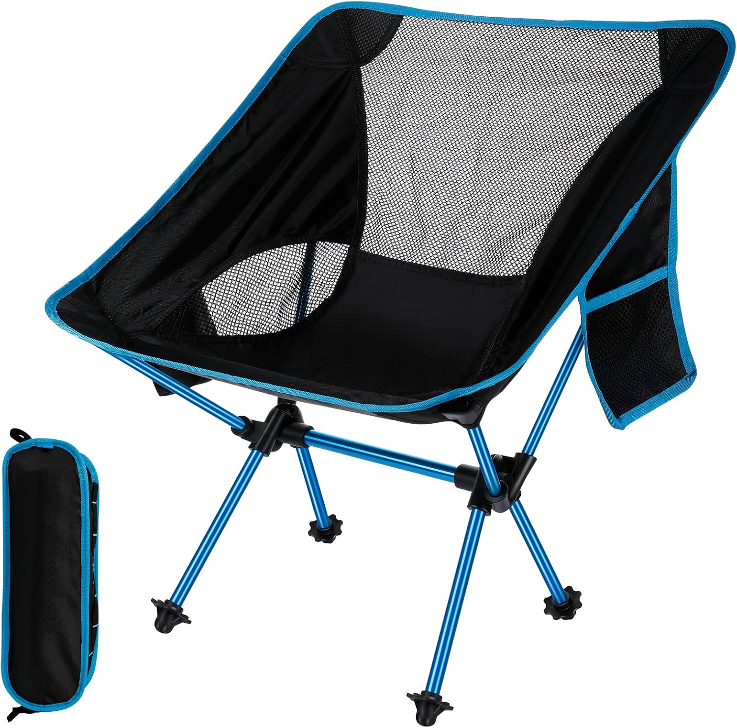 Bebotd Ultra-Light Folding Camping Chair – Portable & Durable Outdoor Seat for Beach, Hiking, Fishing & Travel (Max 150kg)