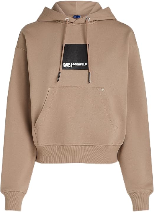 Bebotd | Karl Lagerfeld Jeans Women's/Men  Hoodie – Framed Logo Hoodie, Classic Fit