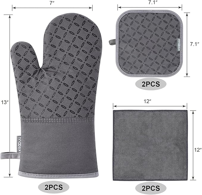 🔥 Bebotd ArmorGrip: Ultimate 6-Piece Oven Safety Set 🛡️🧤 Because hot dishes shouldn’t burn hands – they should inspire masterpieces!