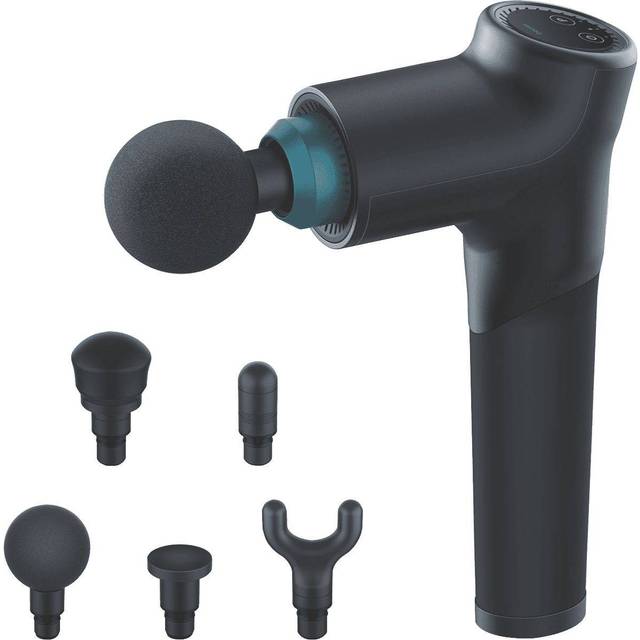 Bebotd Beurer MG 185 Massage Gun – Deep Muscle Relief, 5 Heads, 9 Speeds, Rechargeable & Portable