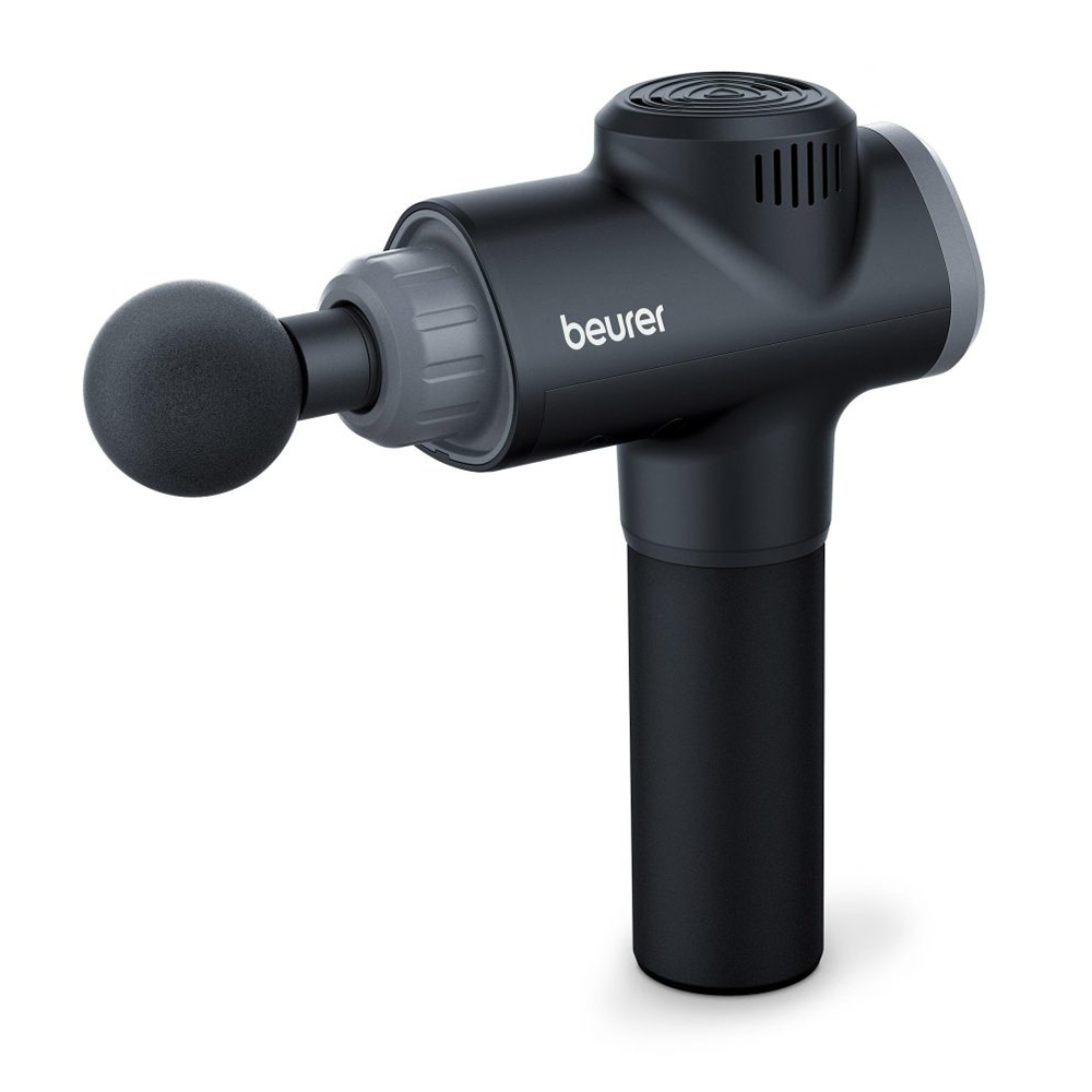Bebotd Beurer MG 185 Massage Gun – Deep Muscle Relief, 5 Heads, 9 Speeds, Rechargeable & Portable